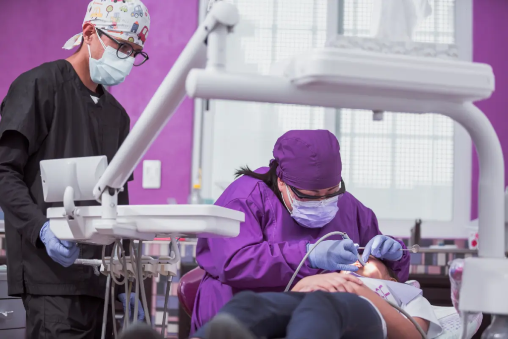 A dentist performs a full mouth reconstruction in Alexandria, VA. This is also known as full mouth restoration. 